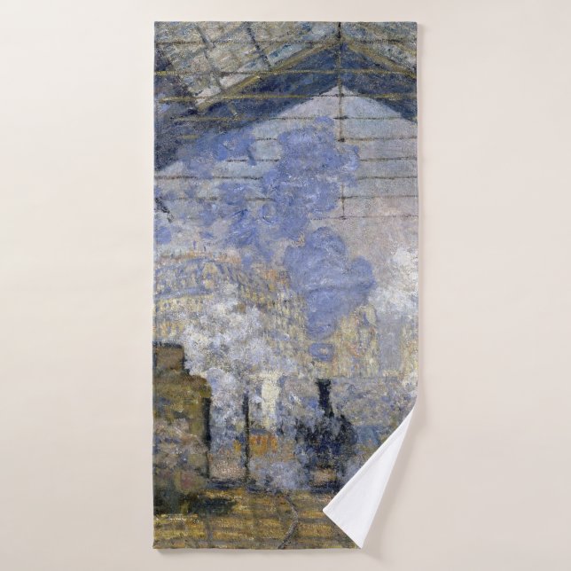 La gare Saint-Lazare, Monet (Serviette de bain)