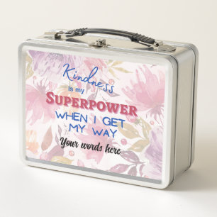 La gentillesse est ma superpuissance Lunchbox méta