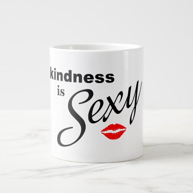 La gentillesse est sexy Jumbo mug (Devant)