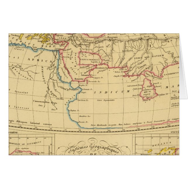 La géographie de Ptolemy (Devant horizontal)