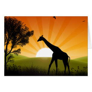 La Girafe En Déplacement