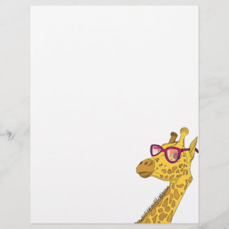 La girafe Hipster