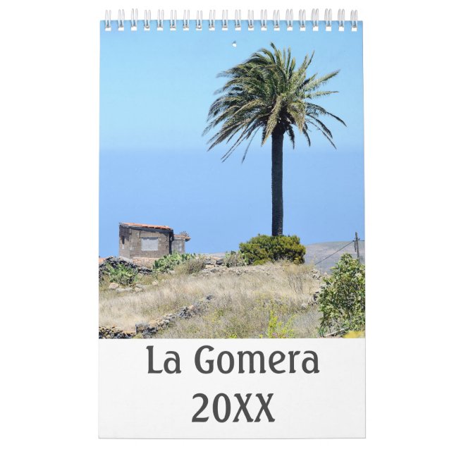 La Gomera, Îles Canaries Calendrier 12 mois (Protection)