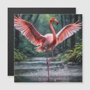 La grâce en vol : Le Flamant rose rose