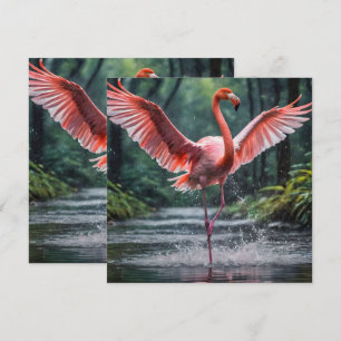 La grâce en vol : Le Flamant rose rose