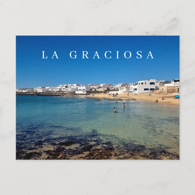 La Graciosa Caleta de Sebo vue carte postale (Devant)