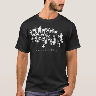 La Grande Chasse Petroglyph Panel T-Shirt