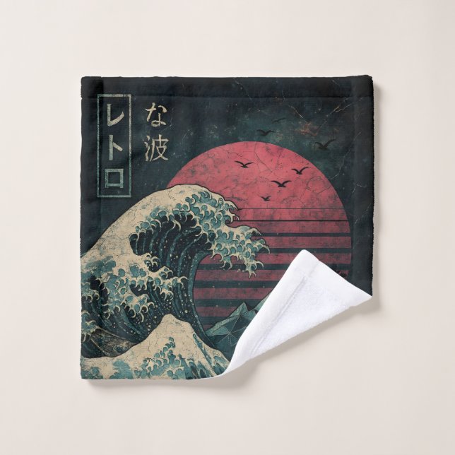 La Grande Classique de la Vague Rétro (Gant de toilette)