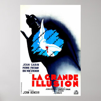 La Grande Illusion 1937 Affiche de film IMPRIMÉ A5