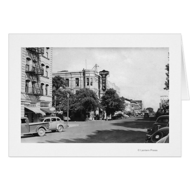 La Grande, Oregon Main Street View Photographie (Devant horizontal)