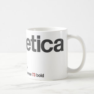 La grande tasse originale de logo de LoveHelvetica