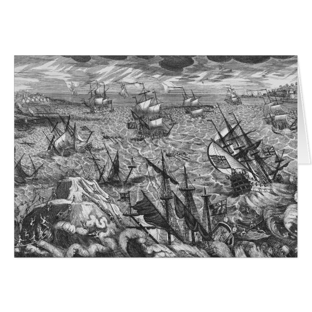 La grande tempête de l'Angleterre (Devant horizontal)