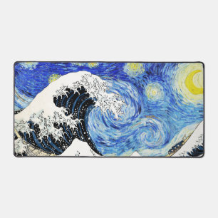 La Grande Vague au large de Kanagawa dans une nuit