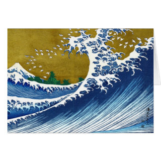 La grande vague outre de Kanagawa par Katsushika