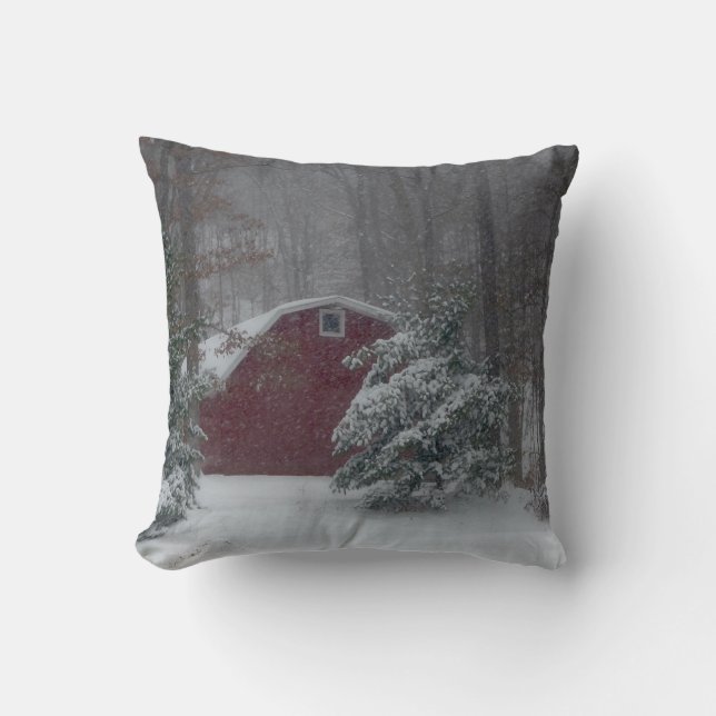 La grange rouge dans le Coussin de neige (Recto)