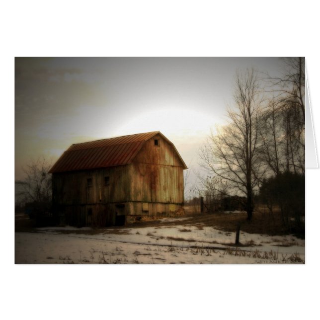 La grange tranquille (Devant horizontal)
