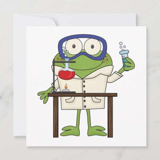 La grenouille dans le laboratoire scientifique (Devant)