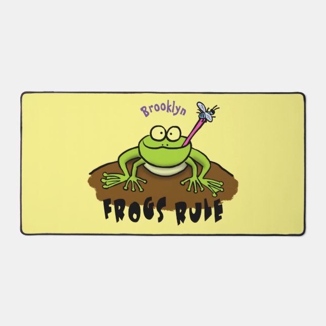 La grenouille règle drôle dessin de grenouille ver (Recto)