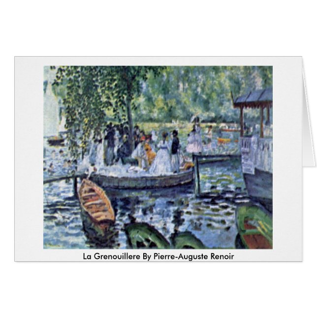 La Grenouillere par Pierre-Auguste Renoir (Devant horizontal)