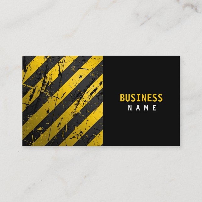 La grunge barre le carte de visite (Devant)