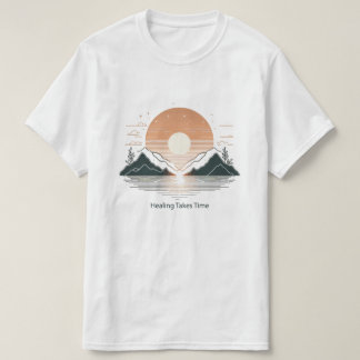 "La guérison prend du temps" T-Shirt minimaliste |