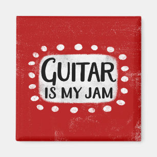 La Guitare Est Mon Aimant Réfrigérateur De Jam