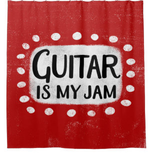 La Guitare Est Mon Rideau De Douche De Jam