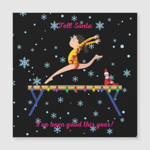 La gymnastique dit à Père Noël que j'ai été bon ce