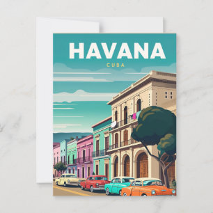 La Havane, Cuba - carte postale vacances