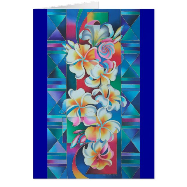 LA "ÎLE FLEURIT LE FRANGIPANI DE ~ " (Devant)