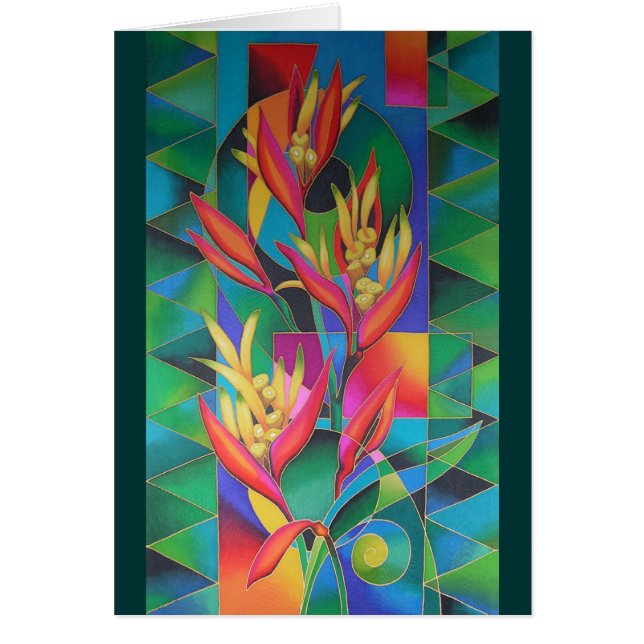 LA "ÎLE FLEURIT LE ~ HELICONIA " (Devant)