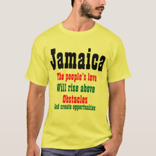La Jamaïque aime les t-shirts de slogans