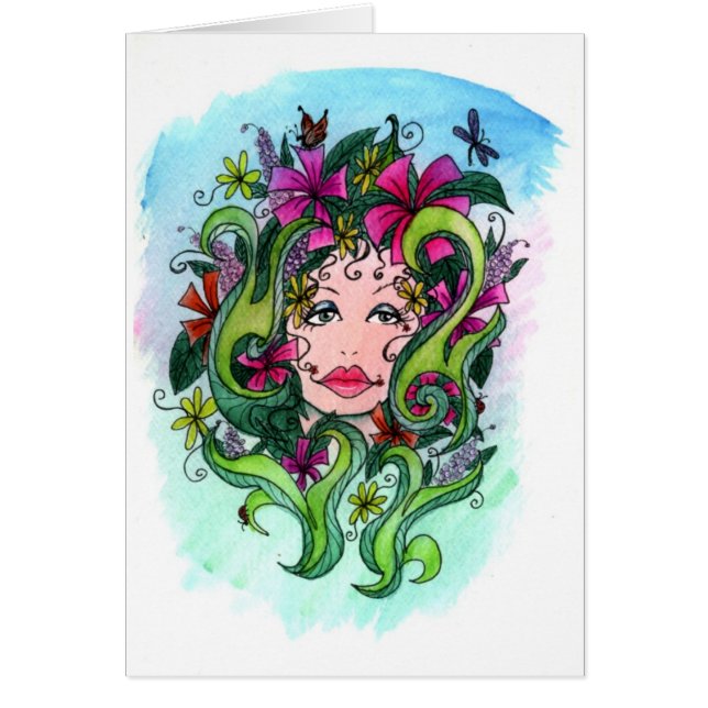 La jeune fille de fleur (Devant)