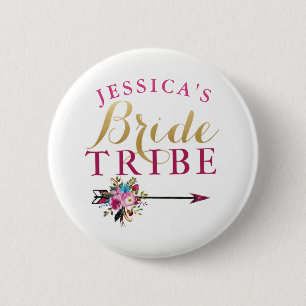 La jeune mariée de Fête de la mariée Badges des