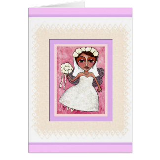 LA JEUNE MARIÉE FÉERIQUE - nuptiale, carte de