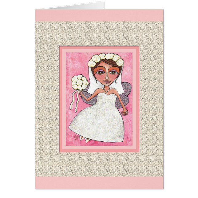 LA JEUNE MARIÉE FÉERIQUE - nuptiale/carte de (Devant)