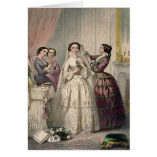 La jeune mariée, gravée par J. Battannier, 1852-53