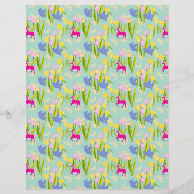 La joie du papier du Scrapbook de printemps (Devant)