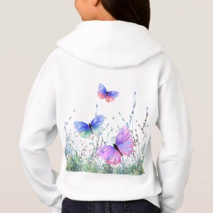 La joie du printemps - Les papillons colorés volen