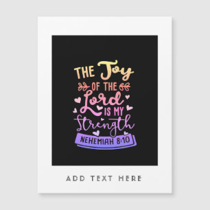 La Joie Du Seigneur Est Ma Force Personnalisée