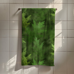 La jolie feuille de miroitement vert part de