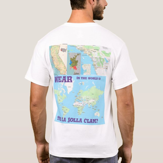 La Jolla CLAM DIP t-shirt (Dos)
