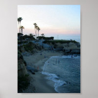 La Jolla Cove Sunset Poster personnalisé Art Impri