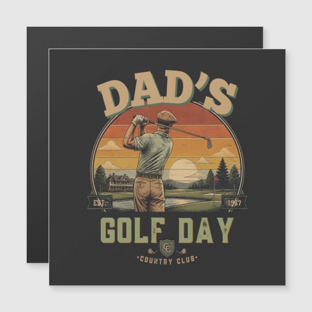 La journée de golf de papa (Devant / Derrière)