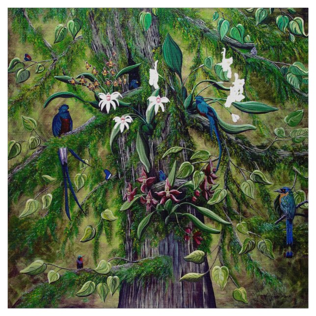 La jungle du tissu du Guatemala (Échantillon)