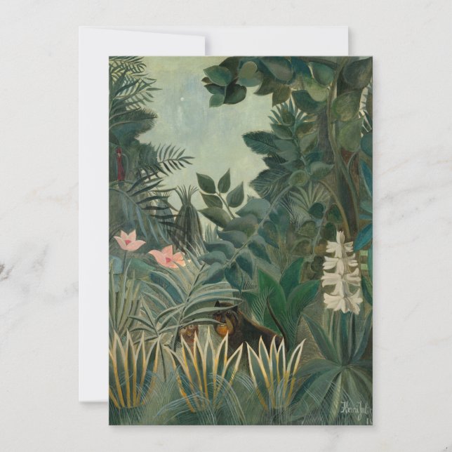 La jungle équatoriale | Henri Rousseau (Devant)