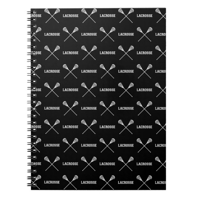 La lacrosse noire colle le carnet (Devant)