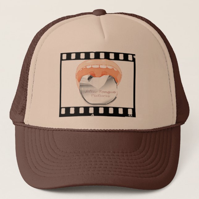 La langue argentée décrit le casquette officiel (Devant)