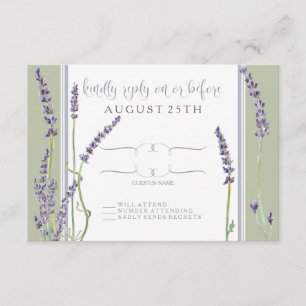 La lavande française de RSVP fleurit la