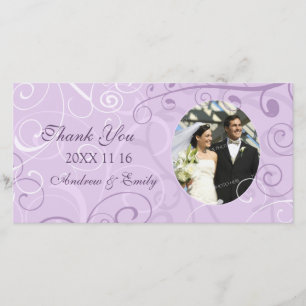 La lavande tourne le Merci Cartes photos Mariages